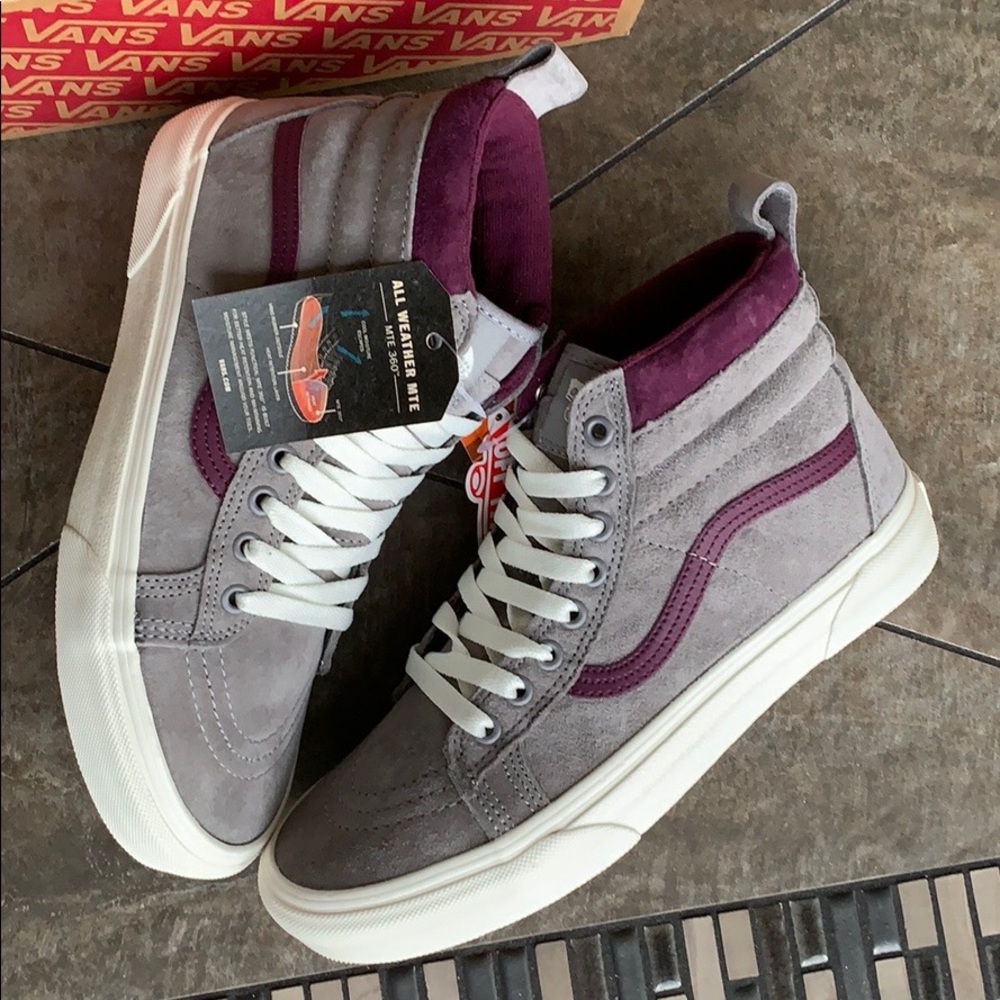 VANS SK-8-HI MTE FROST GRAY/PRUNE WMNS
